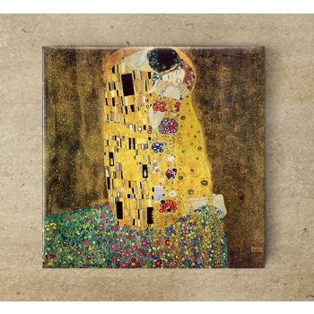 Ceramic tile mural - Klimt: The kiss -