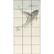 Mosaic tile - water world - fish - carp - Japanese 