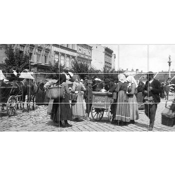 Fagylaltos - Mozaik csempe (91x45 cm)