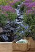 Ceramic tile mural - forest and waterfall 