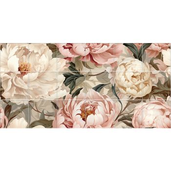 Bazsarózsás csempe