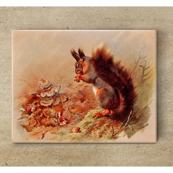 Tile trivet - wildlife - squirrel