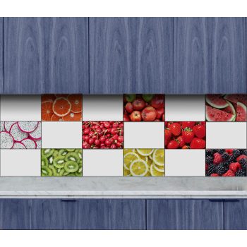 Gyümölcsös csempe szett