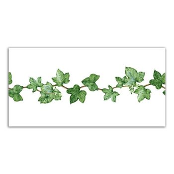 Ivy patterned border tile