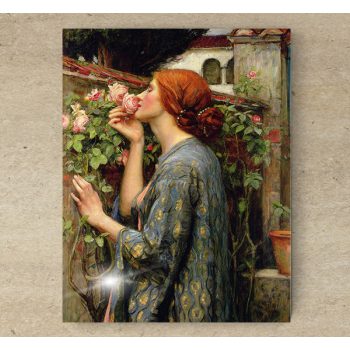 Ceramic tile mural - The soul of the rose 