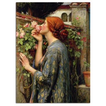 Ceramic tile mural - The soul of the rose 