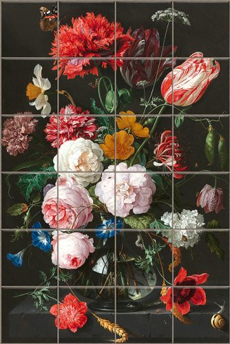 Tile mural - still life 2. 