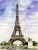 Tile mural - building - Eiffel Tower