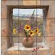 Váza az ablakban mozaik csempe