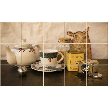 Ceramic tile mural - drink - tea still life 