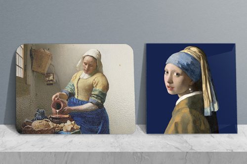 Vermeer festményes konyhai szett