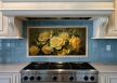 Ceramic tile mural - forget-me-not 