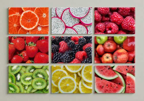 Ceramic tile mural - fruit - fruits 