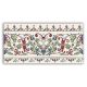 Folk art border tile