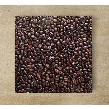 Edényalátét csempe - kávébab