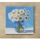 White Daisy - ceramic tile trivet