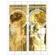  Alfons Mucha szecessziós csempe (160 x 120 cm)