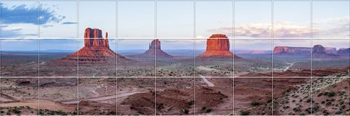 Arizona vörös sziklák - mozaik csempe (136x45cm)