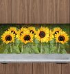 Ceramic tile mural - sunflowers 