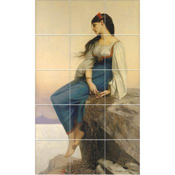 Ceramic tile mural - Aurora  Ceramic tile mural - Aurora