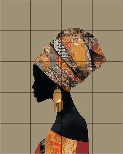 Tile mural - Peoples of Africa II. 