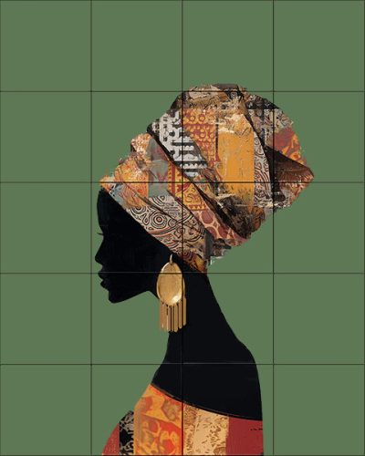 Tile mural - Peoples of Africa II. 