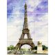 Tile mural - building - Eiffel Tower