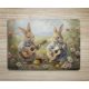 Cutting board - Playing Bunnies