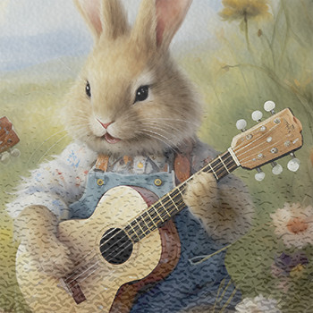 Cutting board - Playing Bunnies