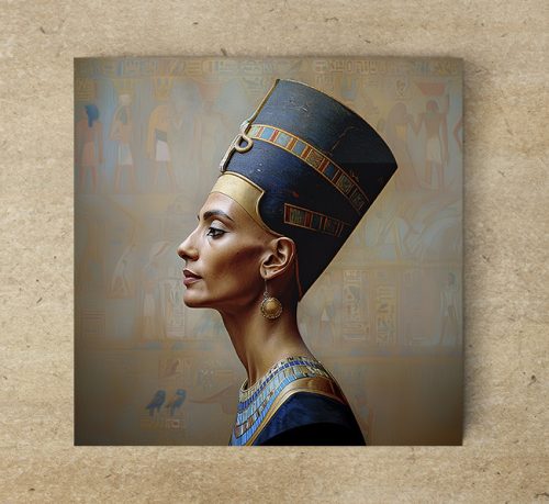 Dekorcsempe - egyiptomi Nefertiti