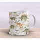 Rooster and chicken mug set of 3 mugs 