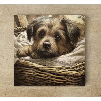 Ceramic tile mural - The adoration of the shepherds 