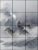 Tile mural - wildlife - wolves 