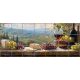 Ceramic tile mural - drink - Wine tasting table 