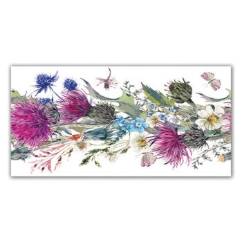 Virágmintás bordűr csempe