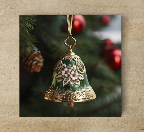 Christmas bell Tile trivet