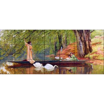 Ceramic tile mural - Luck  Ceramic tile mural - Luck