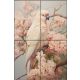 Ceramic tile mural - idyll in the garden