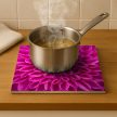 Chrysanthemum - ceramic tile trivet