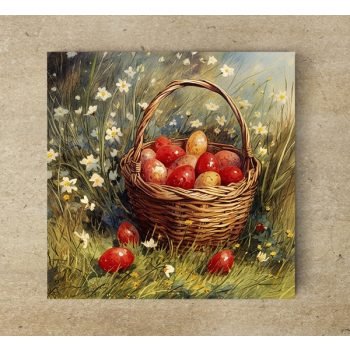 Easter eggs - tile trivet