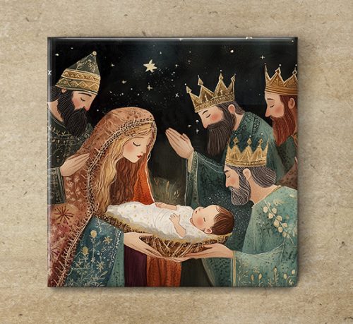 Madonna és a gyermek - dekorcsempe