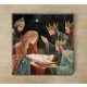 Ceramic tile mural - The adoration of the shepherds 