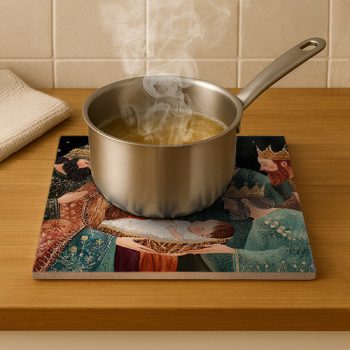 Ceramic tile mural - The adoration of the shepherds