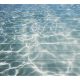 Ceramic tile mural featuring sunlight reflections on clear blue water