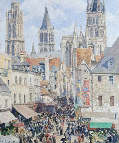 Grocery Street - Pissarro - tapéta