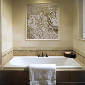 Ceramic tile mural - Art nouveau tile mural