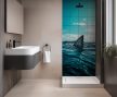 Tile mural - water world - Great White shark