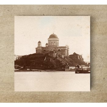 Tile mural - View of Esztergom in  