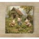 Three little pigs - ceramic tile trivet