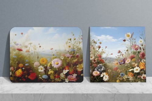 Wild flowers - kitchen set